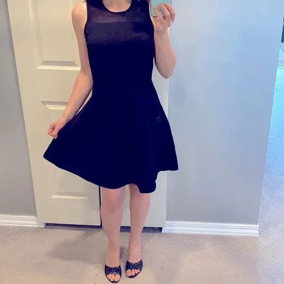 Ann Taylor | Dresses | Host Pick Ann Taylor Petite Black Fit And Flare Dress  | Poshmark